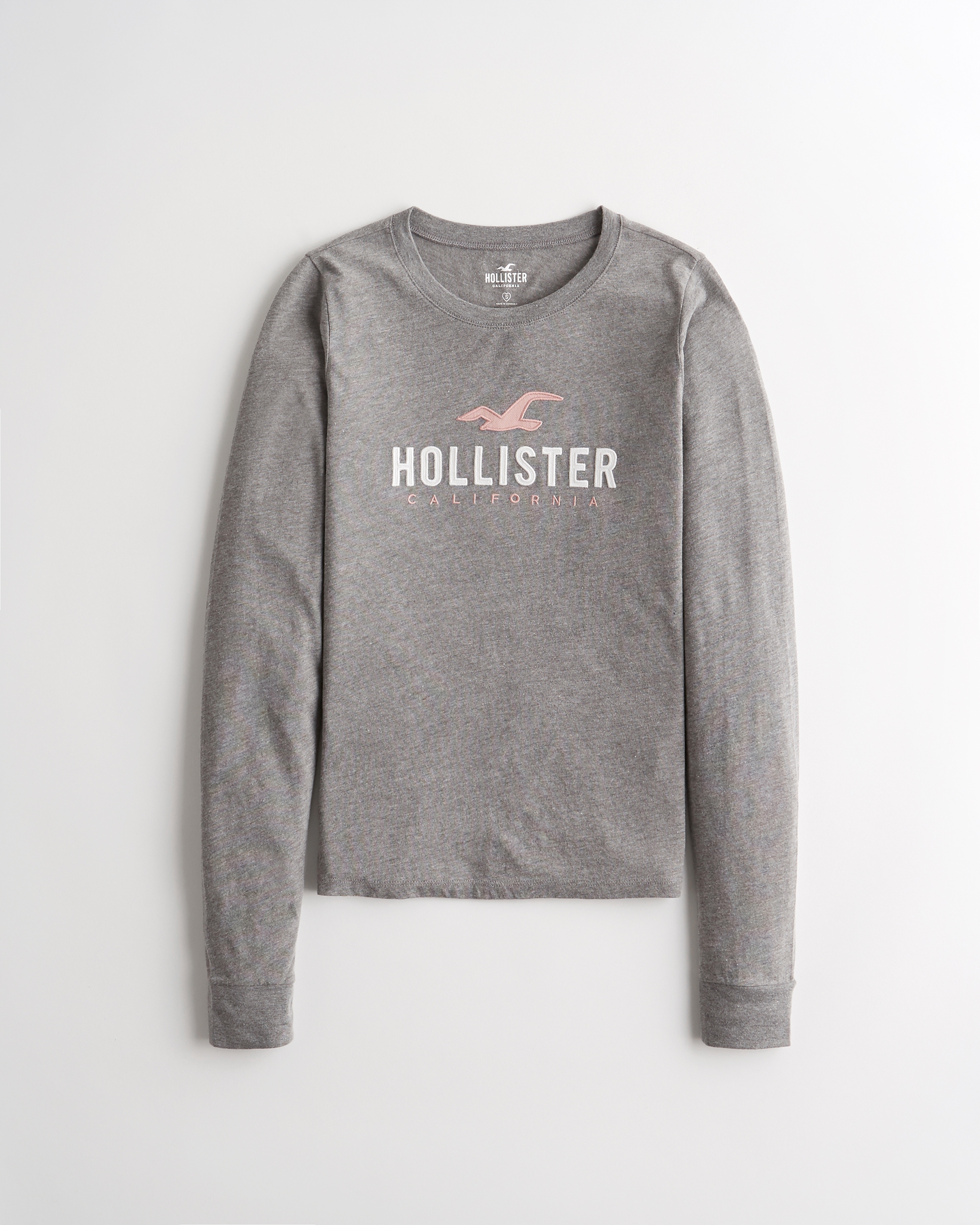 hollister grey long sleeve