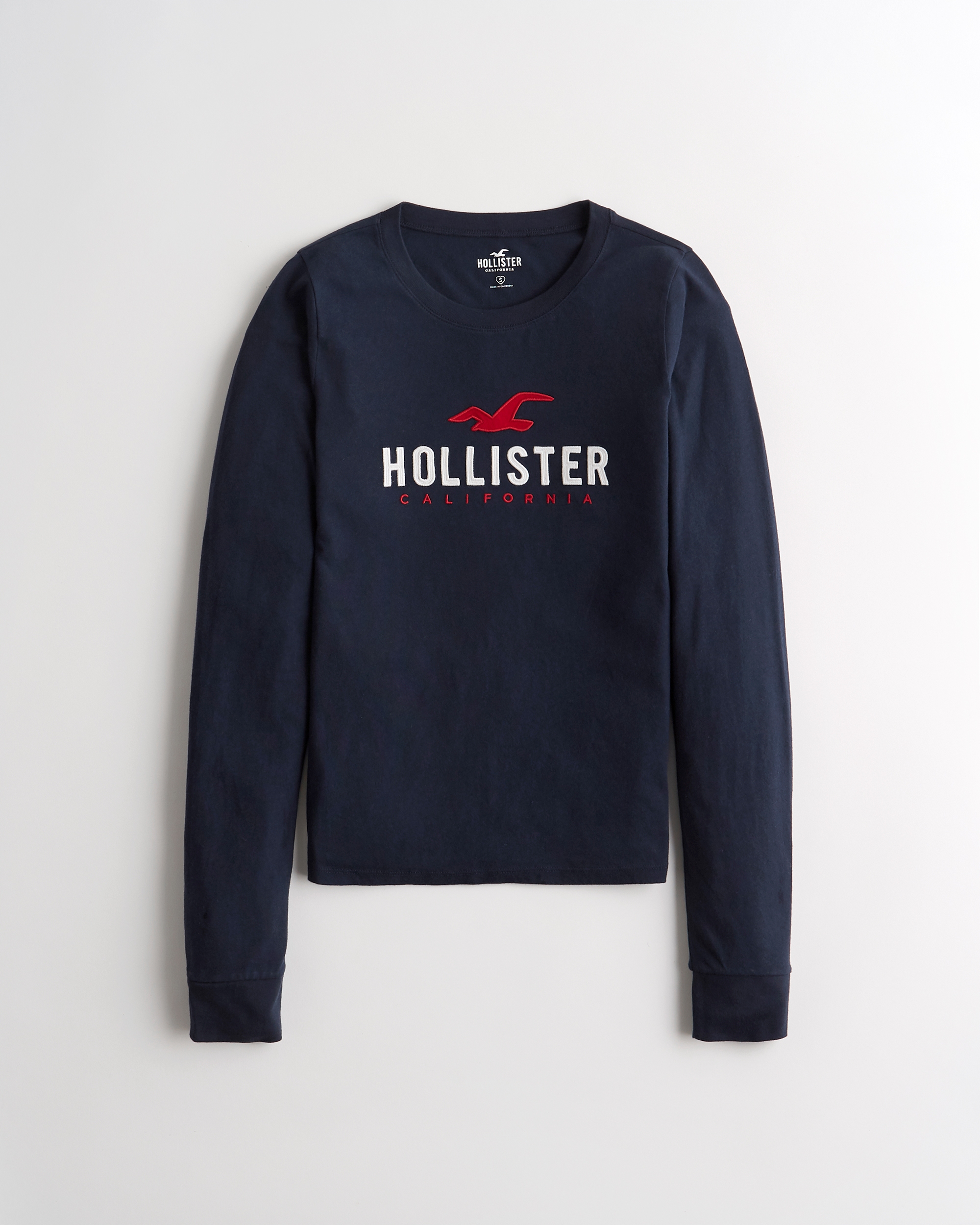 hollister long sleeve tops womens