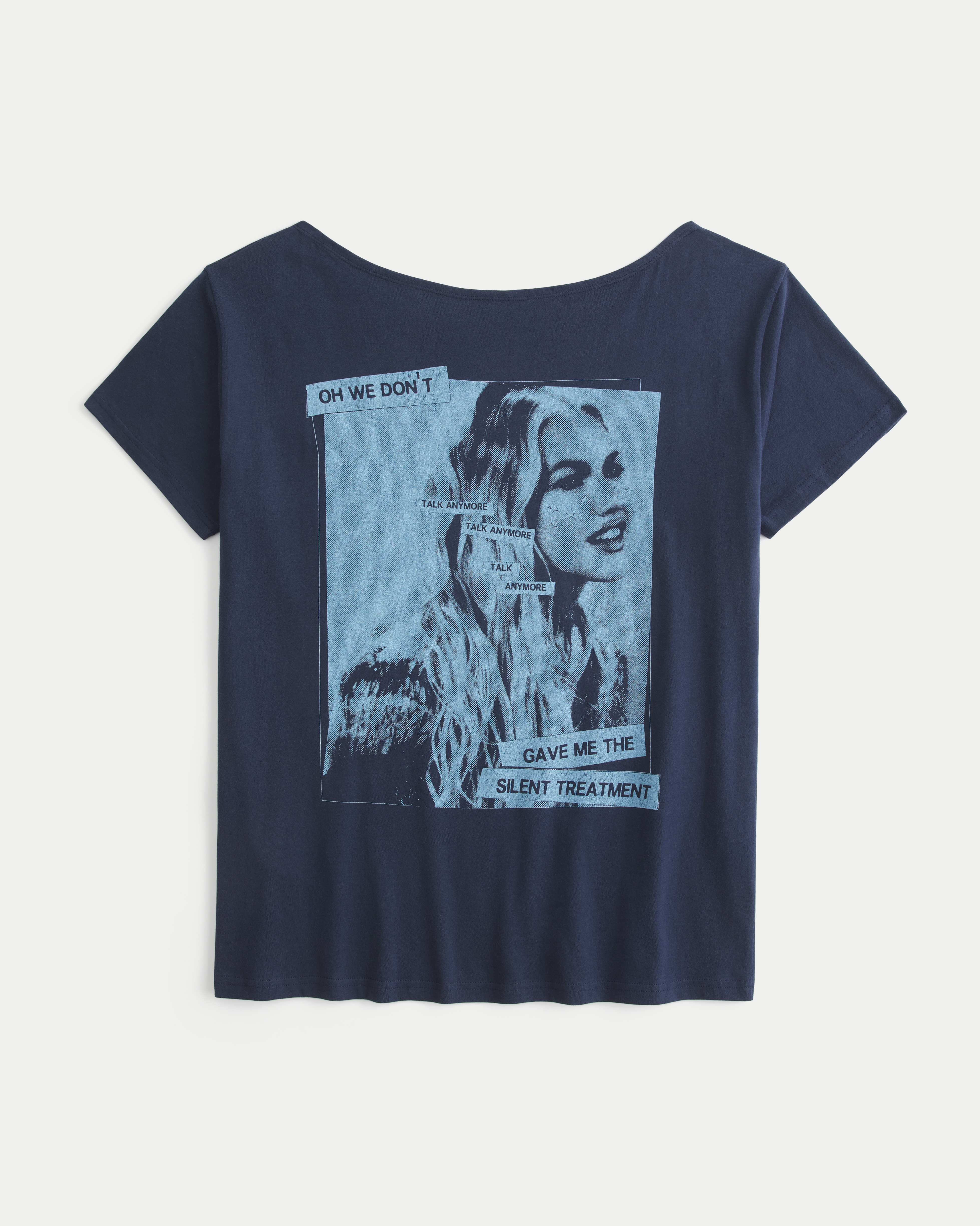 Off-the-Shoulder Freya Skye Graphic Tee