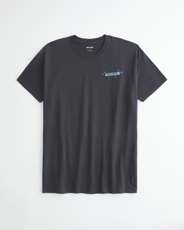 Oversized Freya Skye Silent Treatment Graphic Tee, Black view 2