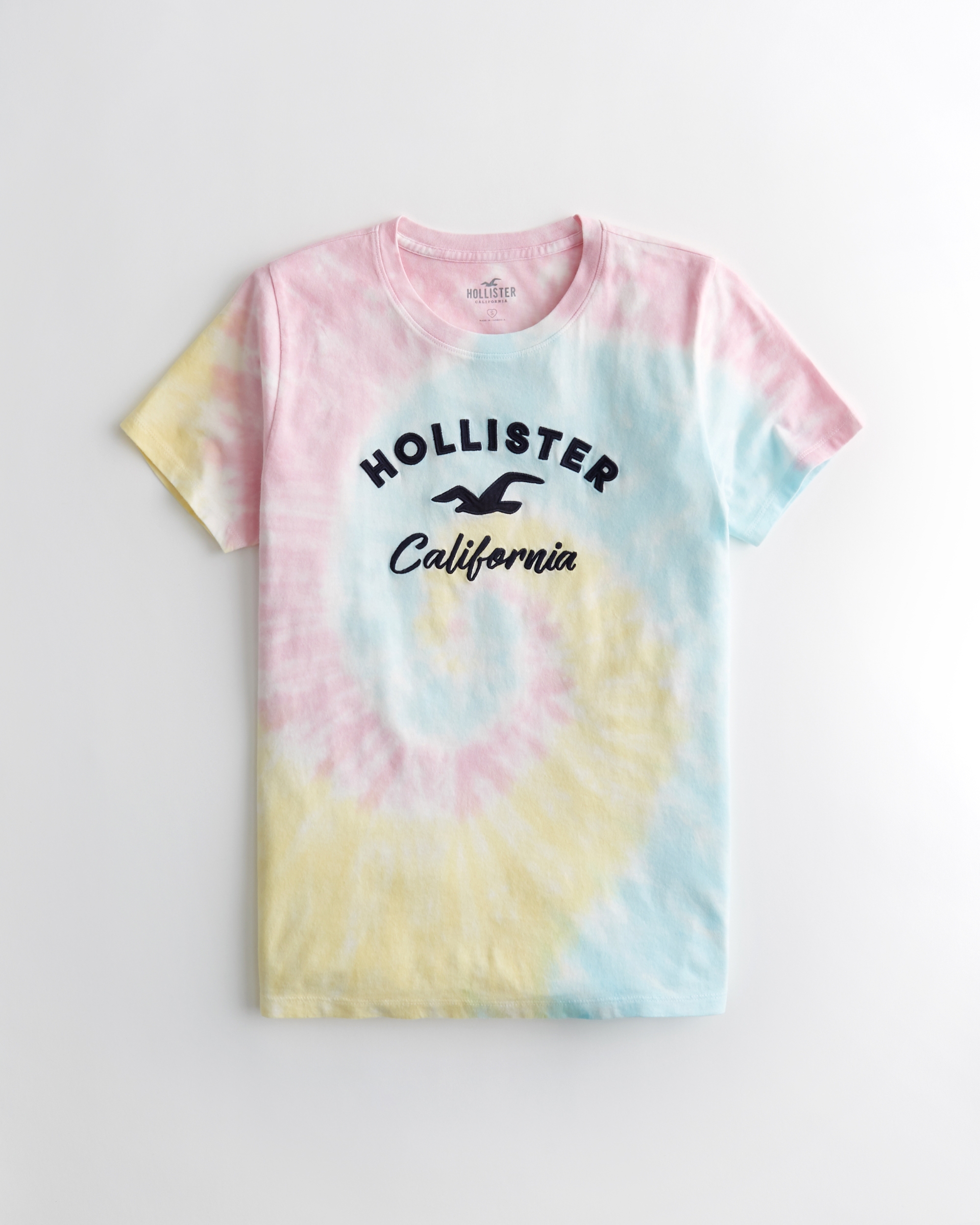 hollister logo t shirt