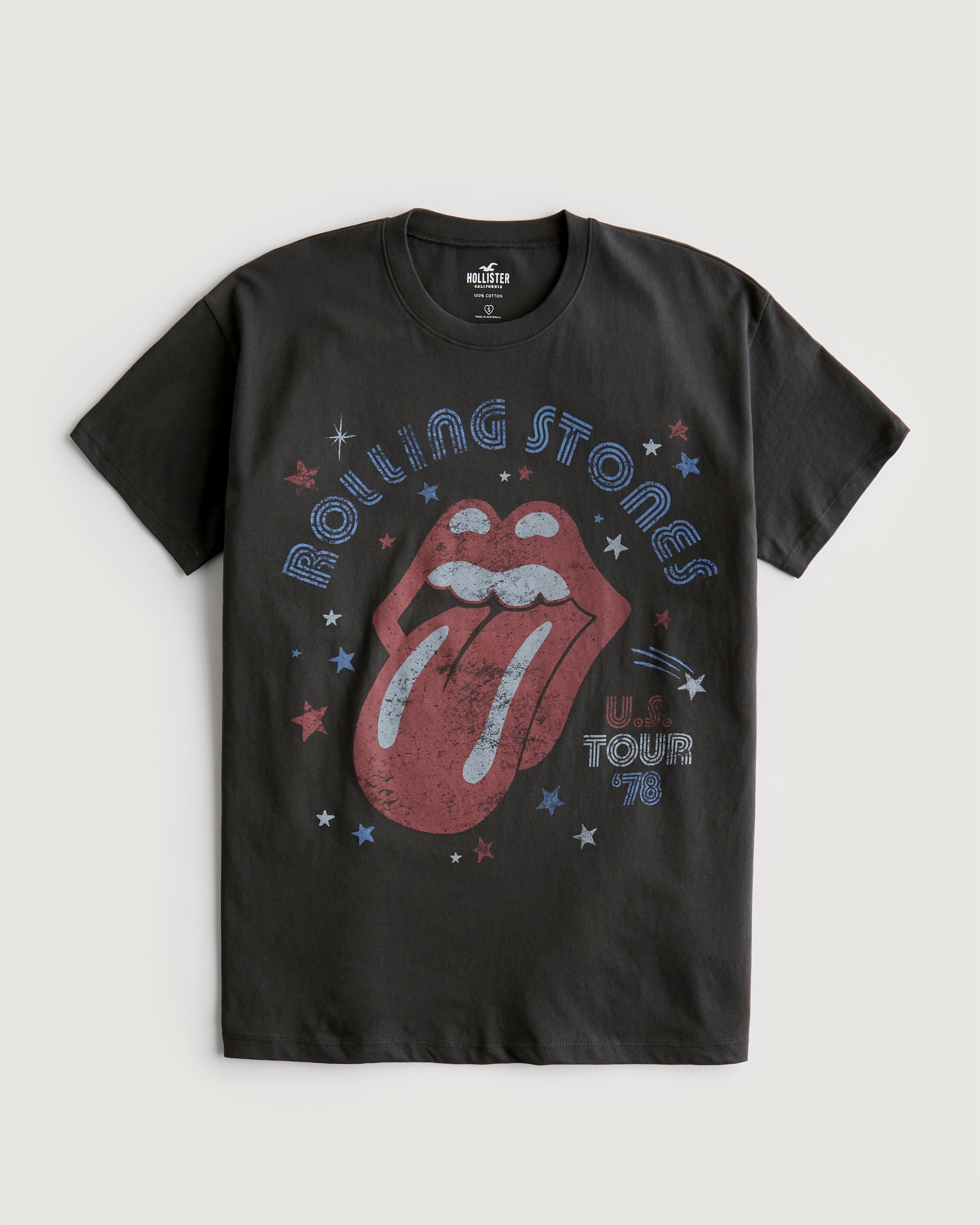 Oversized Rolling Stones Graphic Tee