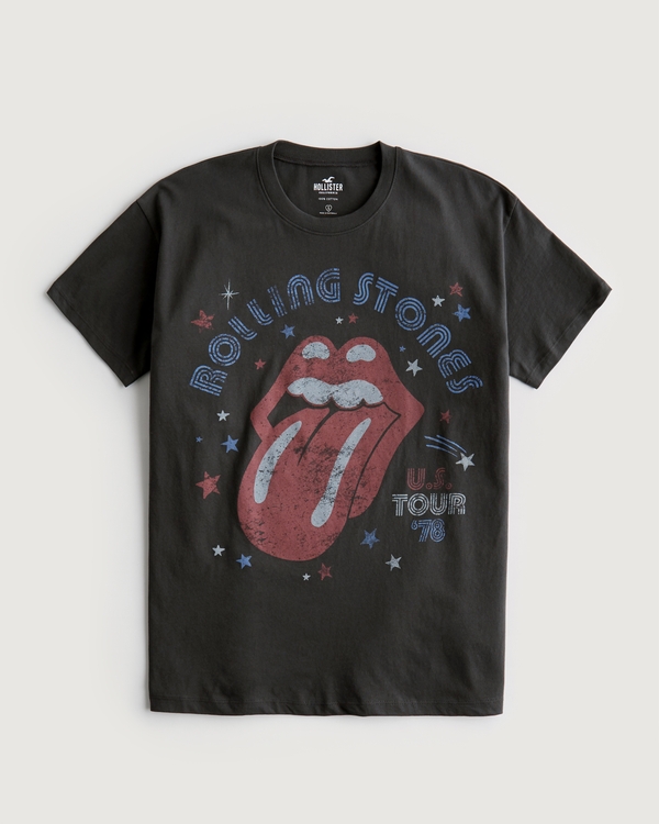 Women's Oversized Rolling Stones Graphic Tee | Women's Clearance ...