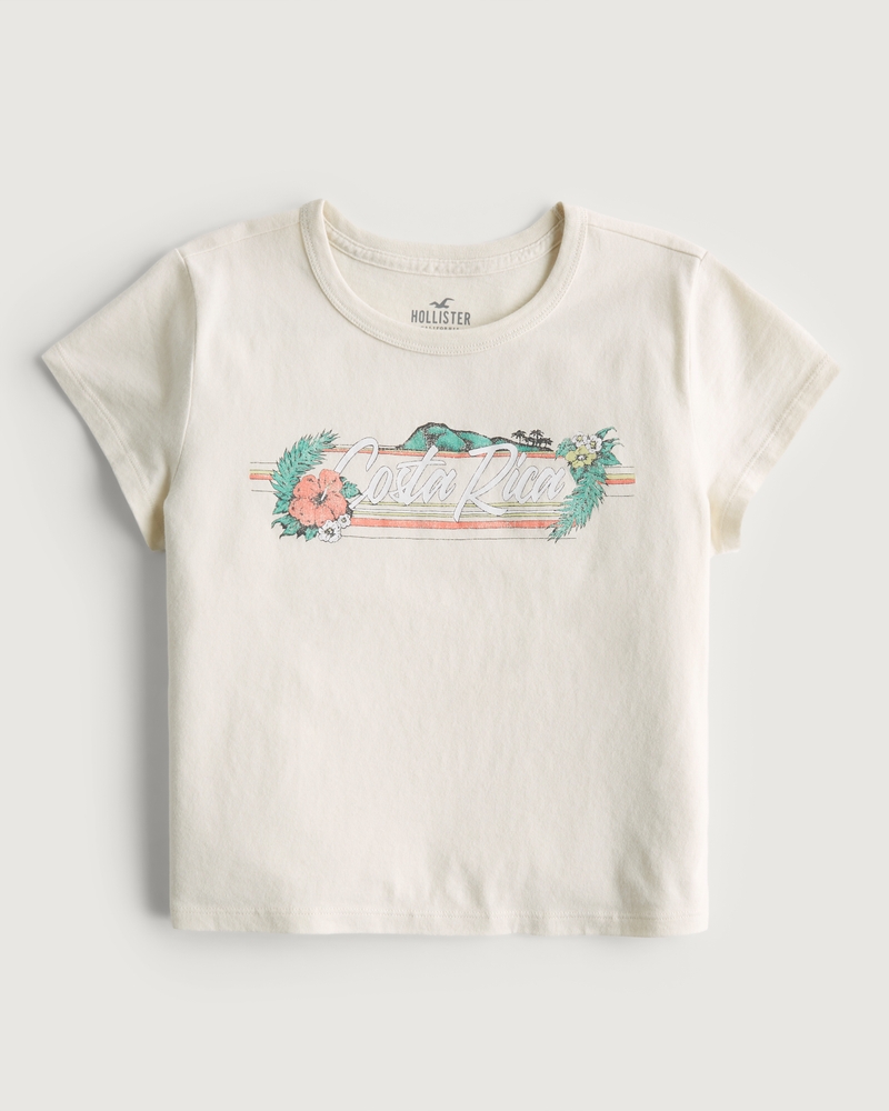 Relaxed Costa Rica Graphic Baby Tee