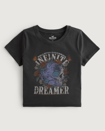 Women's Infinite Dreamer Graphic Baby Tee | Women's | HollisterCo.com