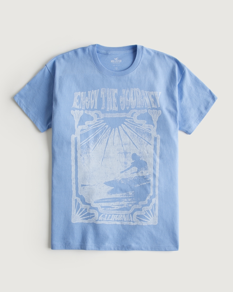 OVERSIZED SURF GRAPHIC TEE