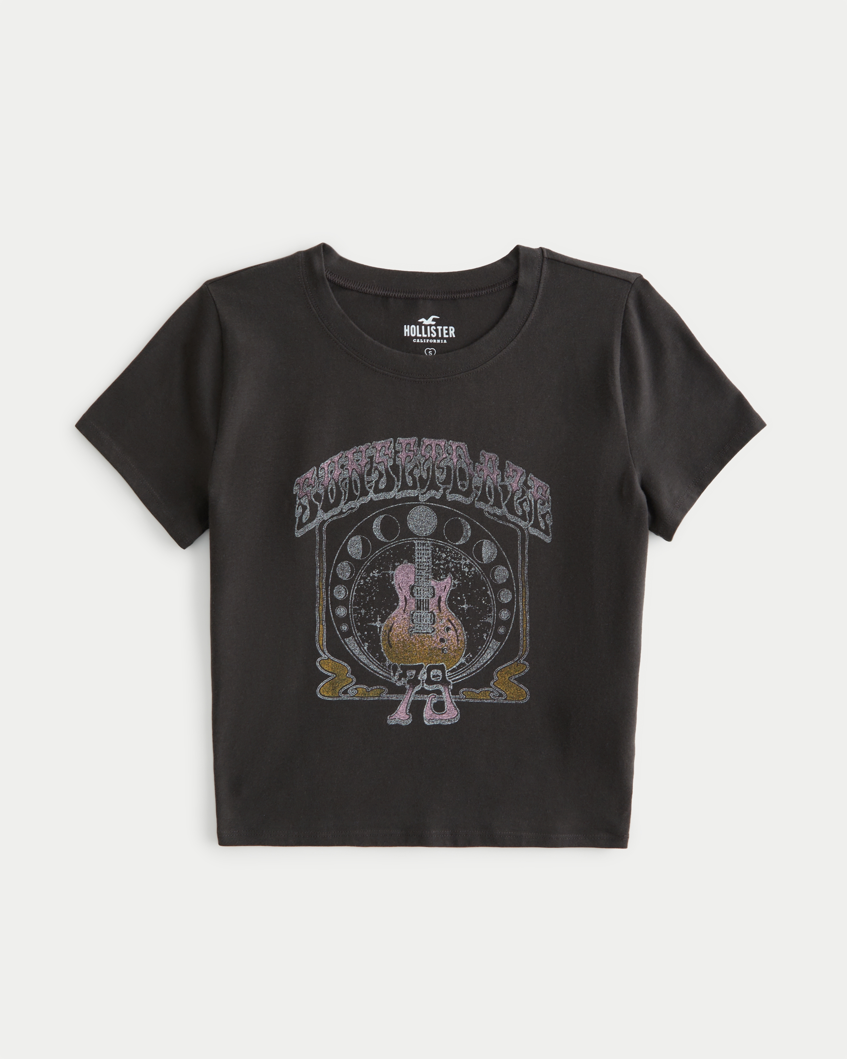 Butterfly Graphic Crop Baby Tee