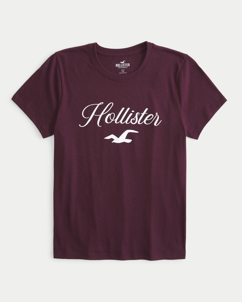 Women's Easy Logo Graphic Tee Women's Clearance HollisterCo.ca