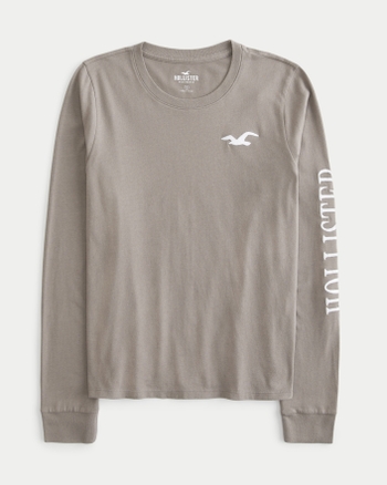 Hollister womens long sleeve shirts best sale