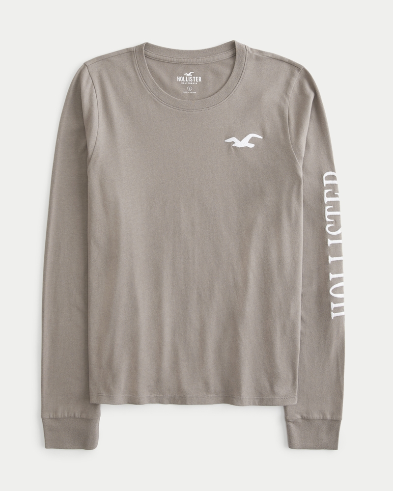 Hollister womens long outlet sleeve top