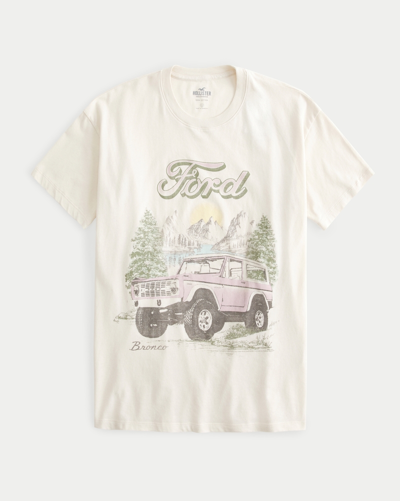 H3 Black Ford Bronco X-Large T-Shirt