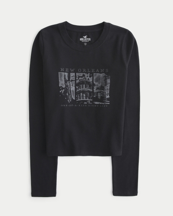 Hollister womens long sleeve shirts clearance