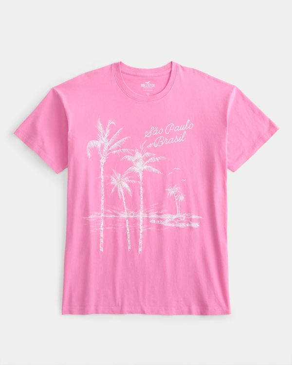 Hollister Womens Graphic T-Shirt 