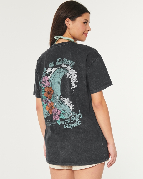 Hollister Womens Graphic T-Shirt 