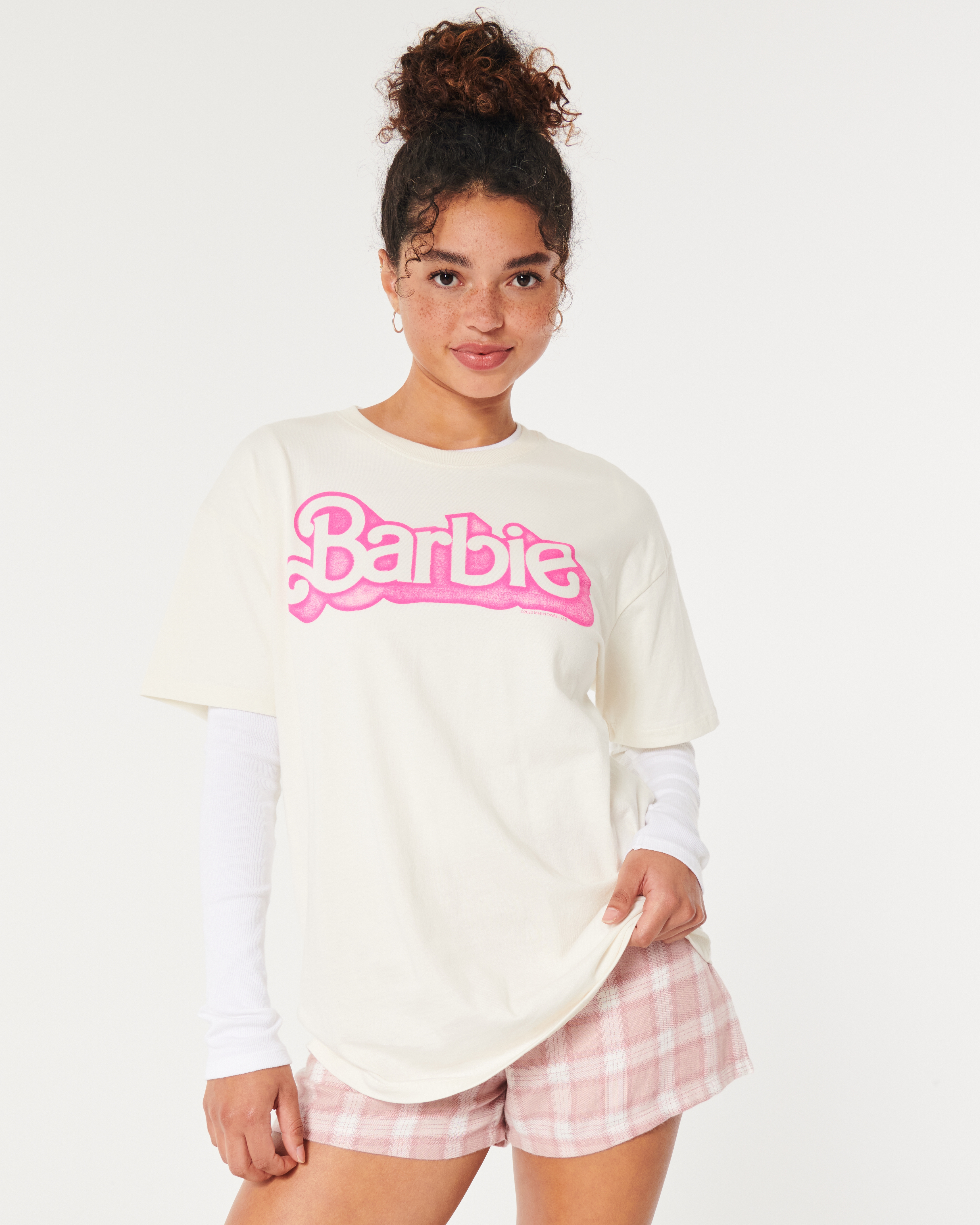 Oversized Barbie Graphic Tee