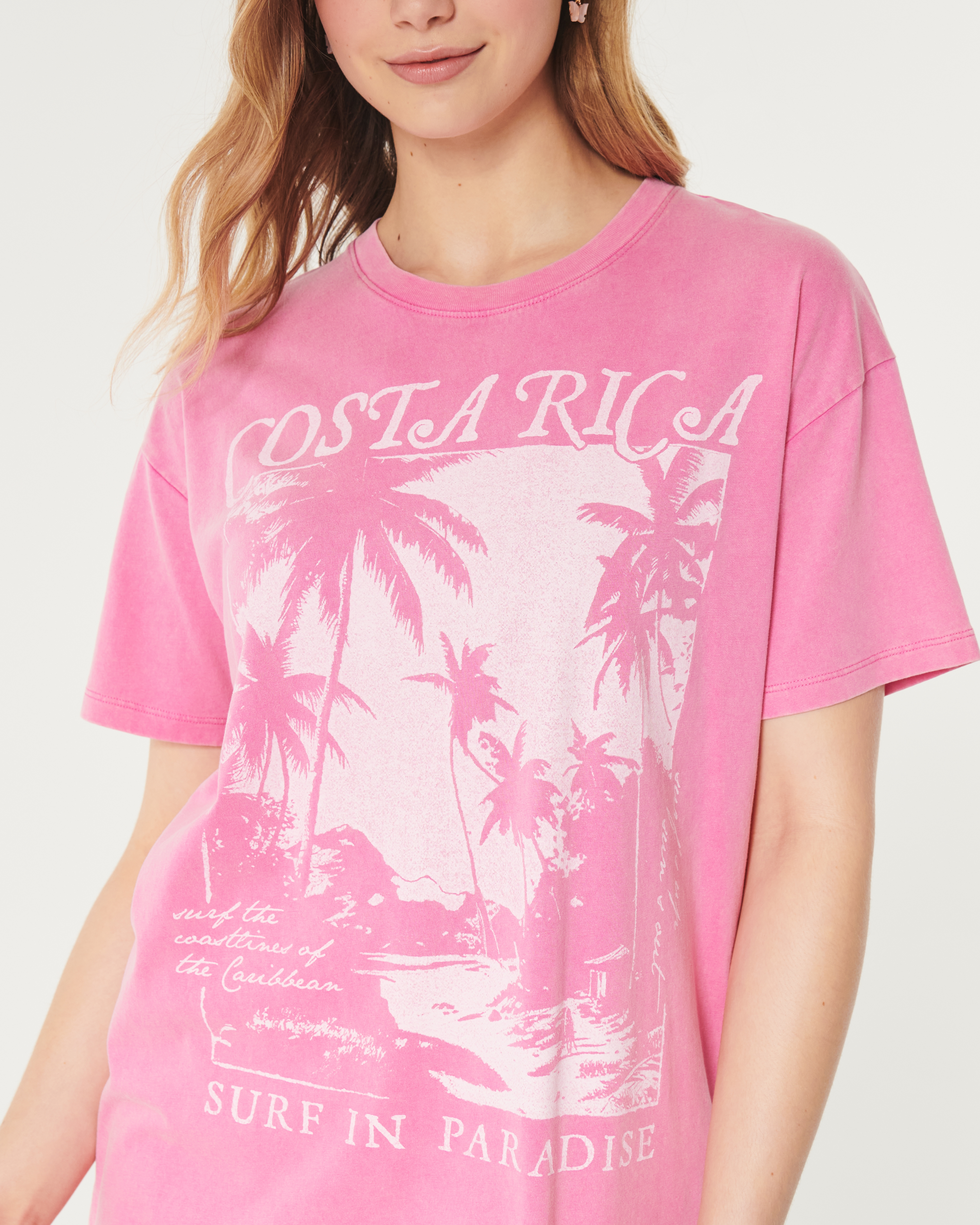 Women s Oversized Florida Sailing Graphic Tee Women s Sale HollisterCo