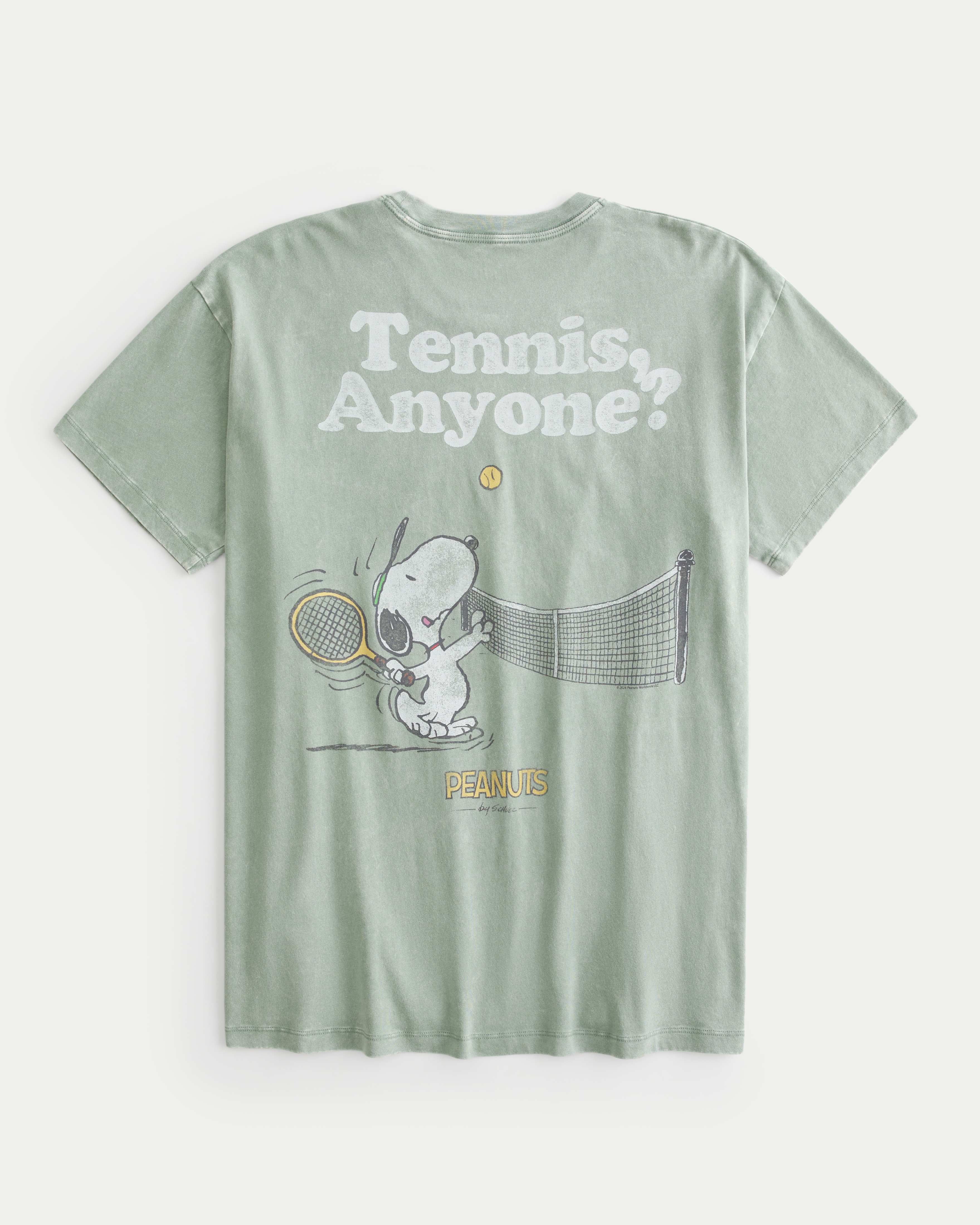 Oversized Peanuts Tennis Graphic Tee