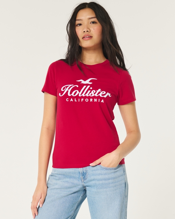 Easy Logo Graphic Tee, Red