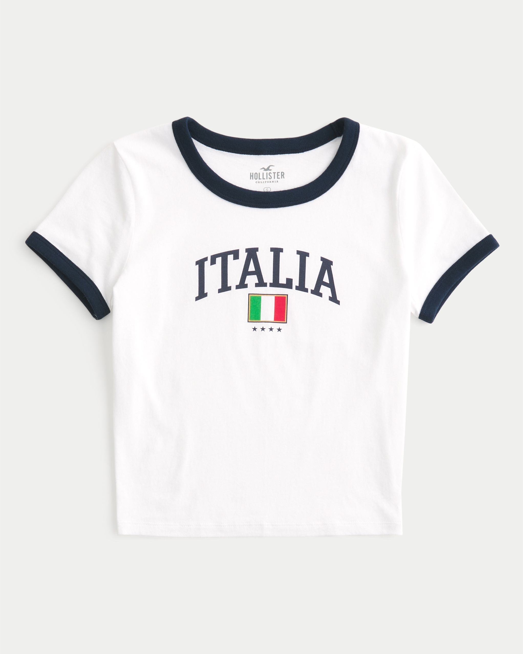 Hollister Brasil Graphic Baby Tee