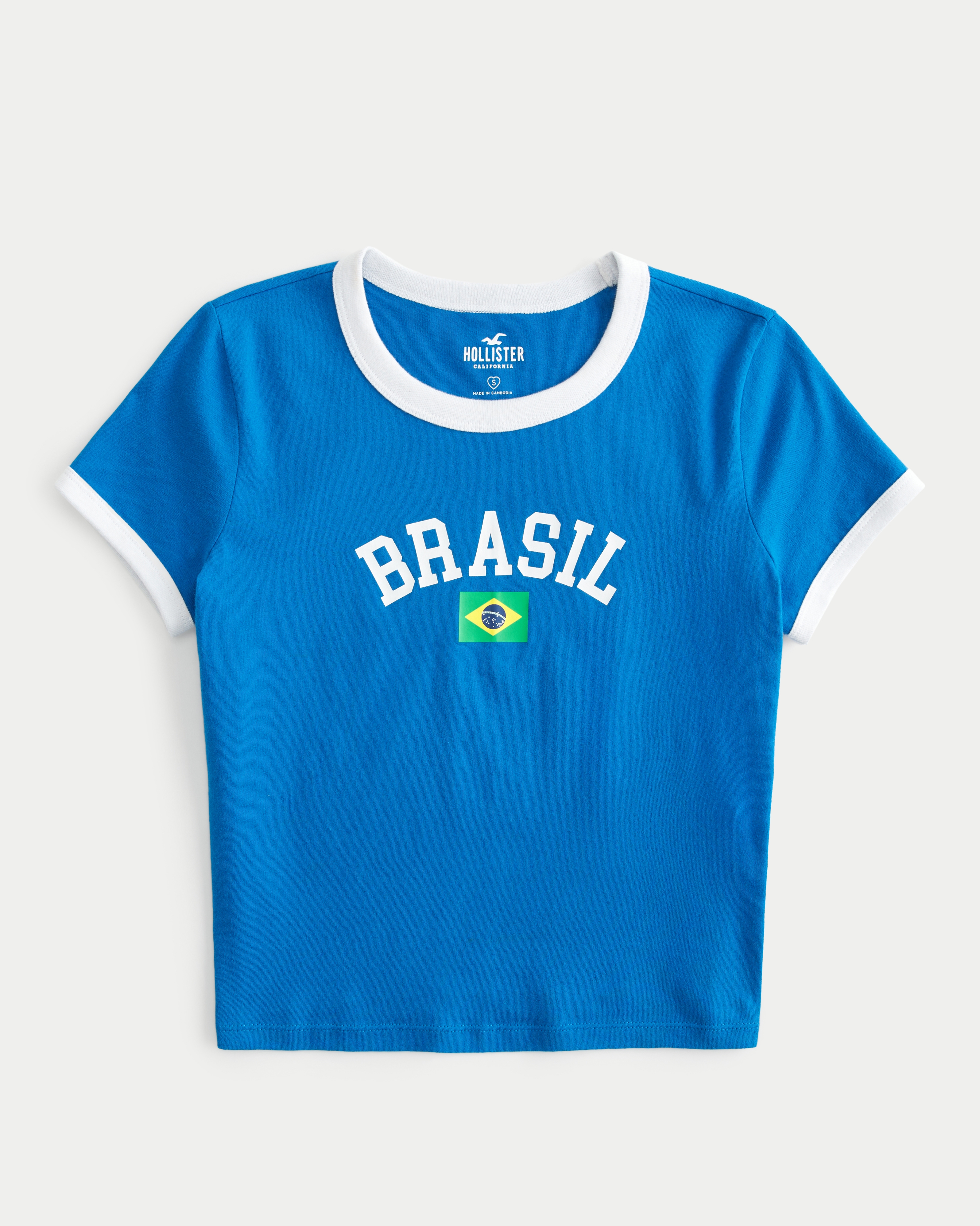 Hollister Brasil Graphic Baby Tee