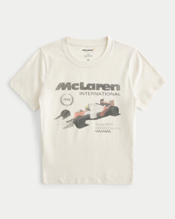 McLaren Racing Graphic Baby Tee, Cream