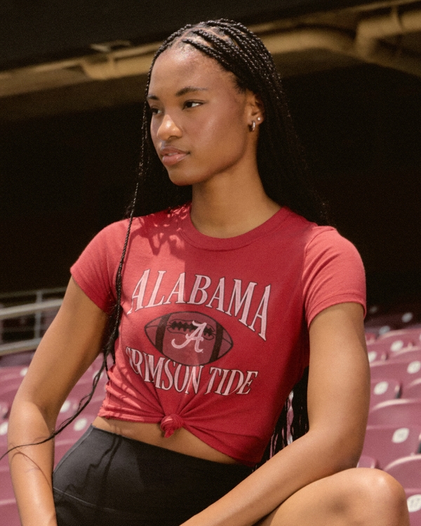 Alabama Crimson Tide Graphic Tee, Crimson - Alabama'