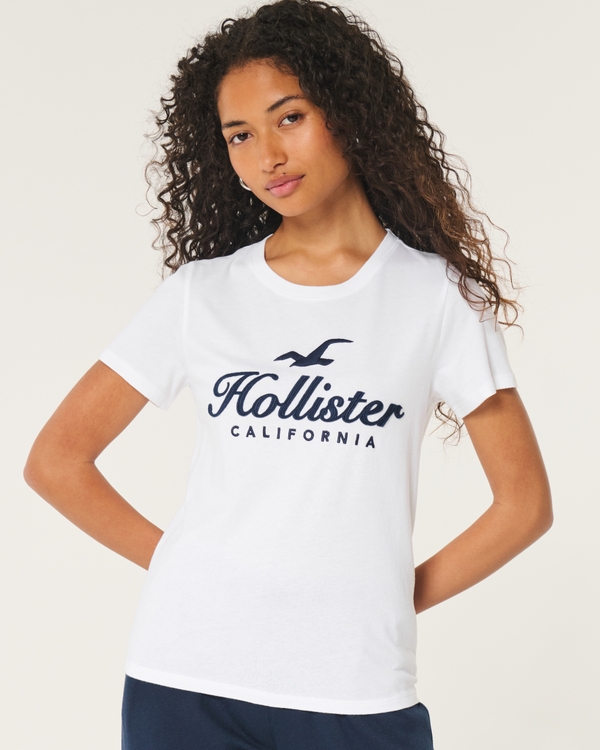 Easy Cotton Logo Graphic Tee, White