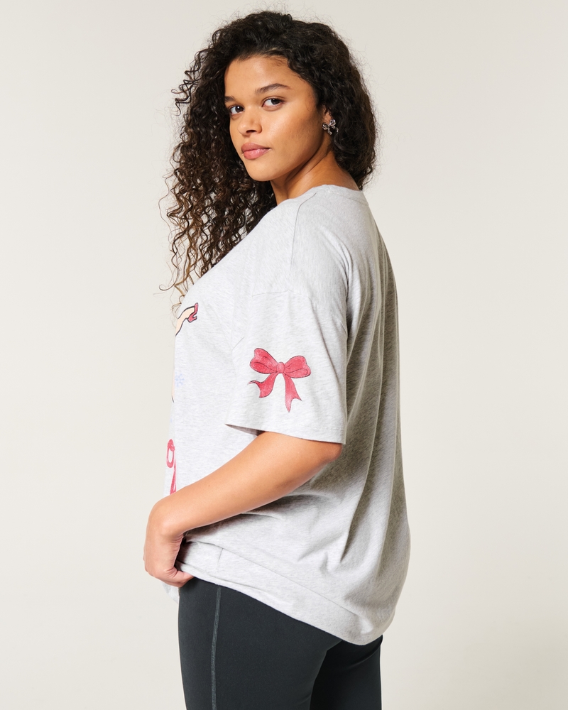 Oversized Betty Boop Graphic Tee