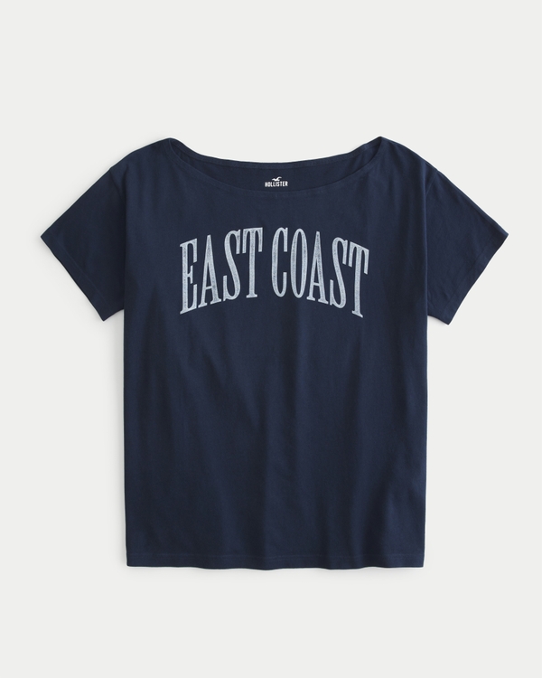 Hollister Womens Graphic T-Shirt 