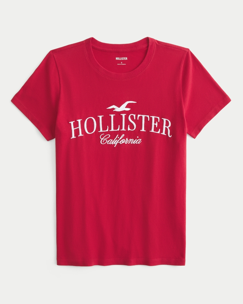 Women s Easy Logo Graphic Tee Women s Tops HollisterCo