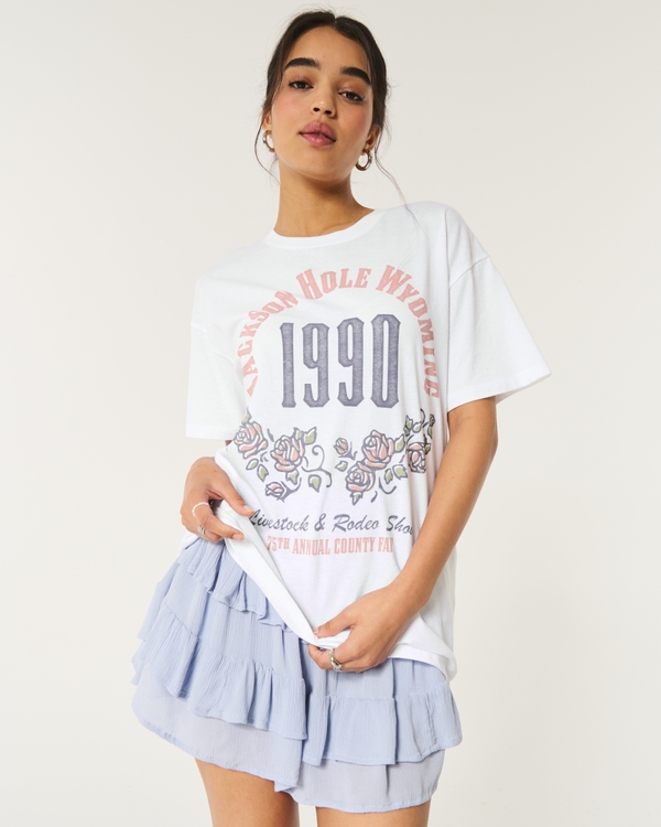 Oversized Jackson Hole Graphic Tee