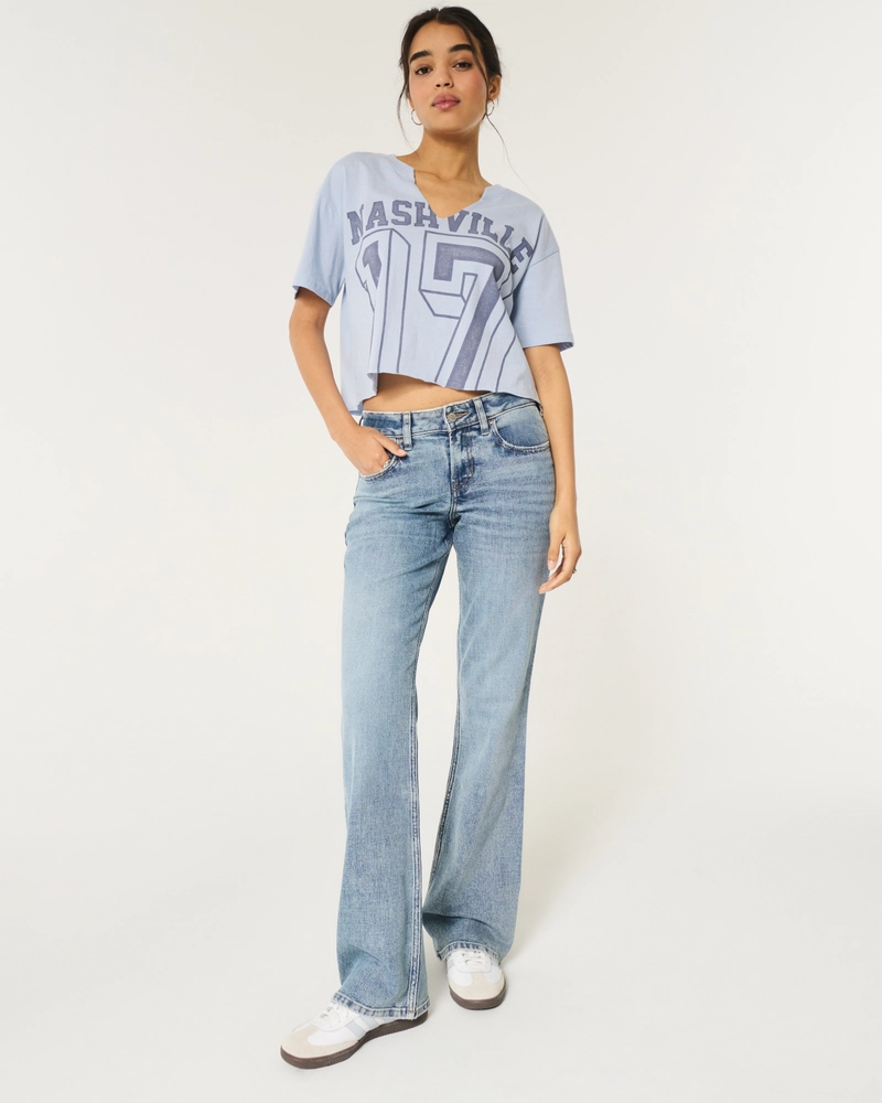 Oversized Crop Nashville Graphic Tee