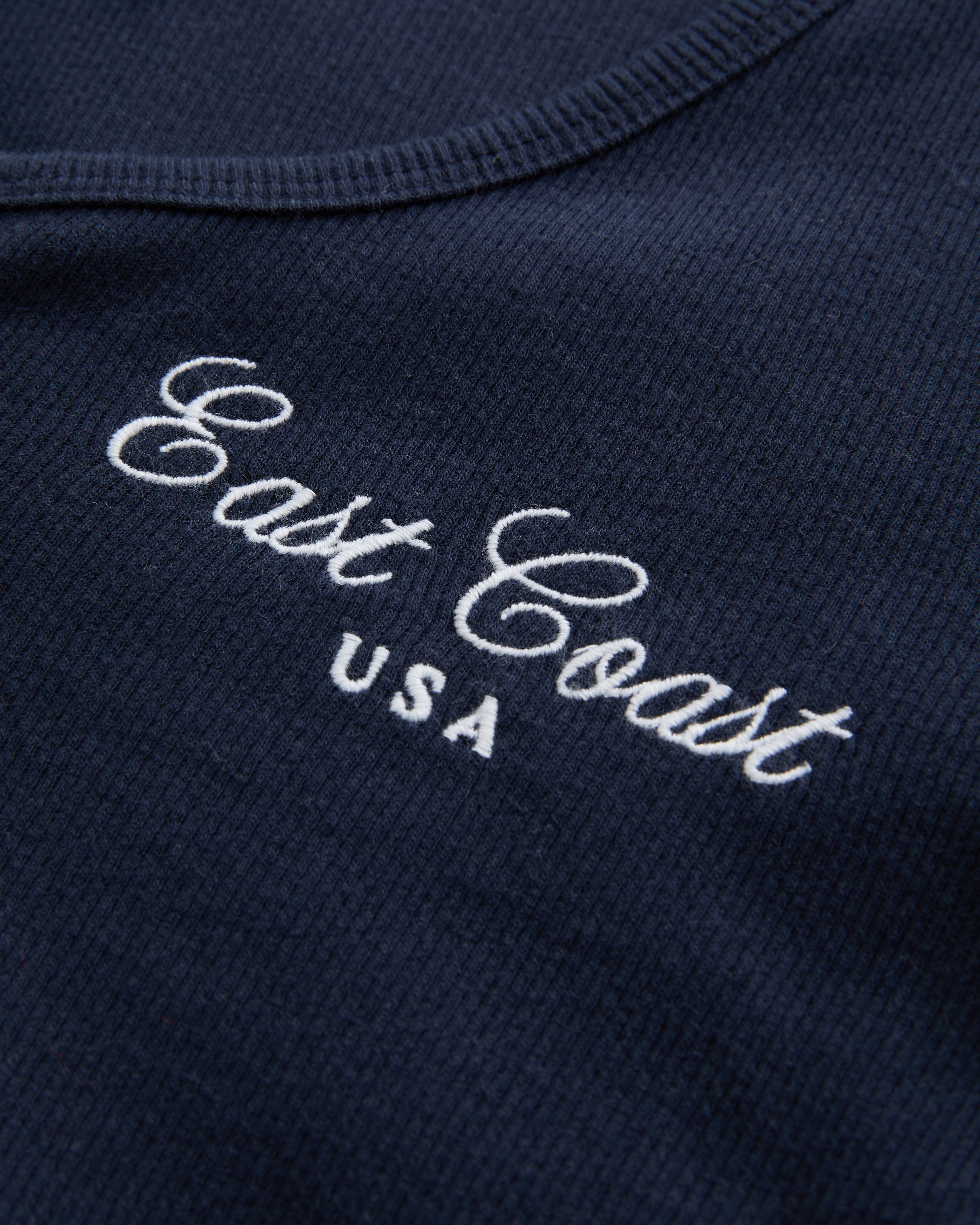 Ribbed East Coast Graphic Henley