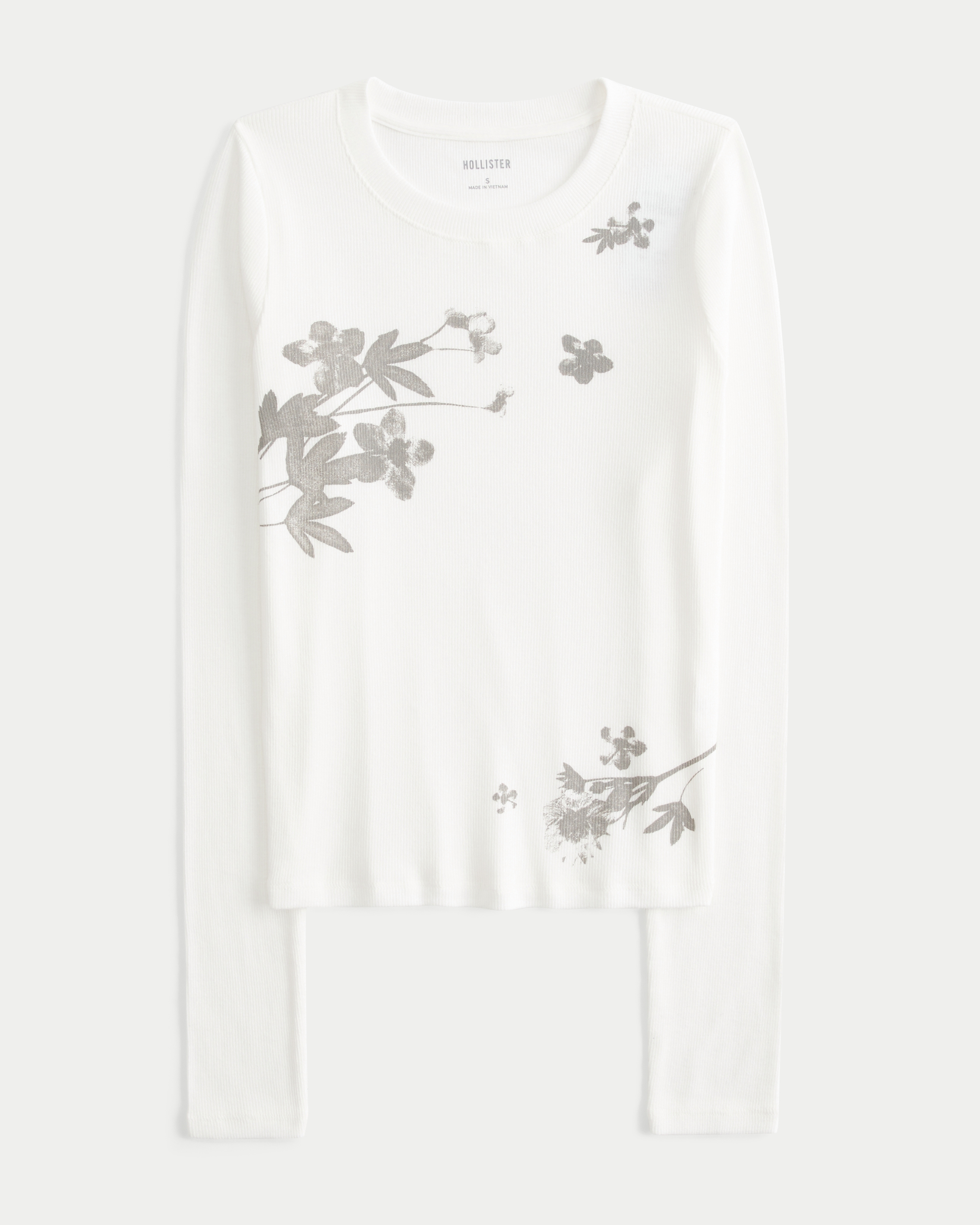 Hollister floral t shirt online