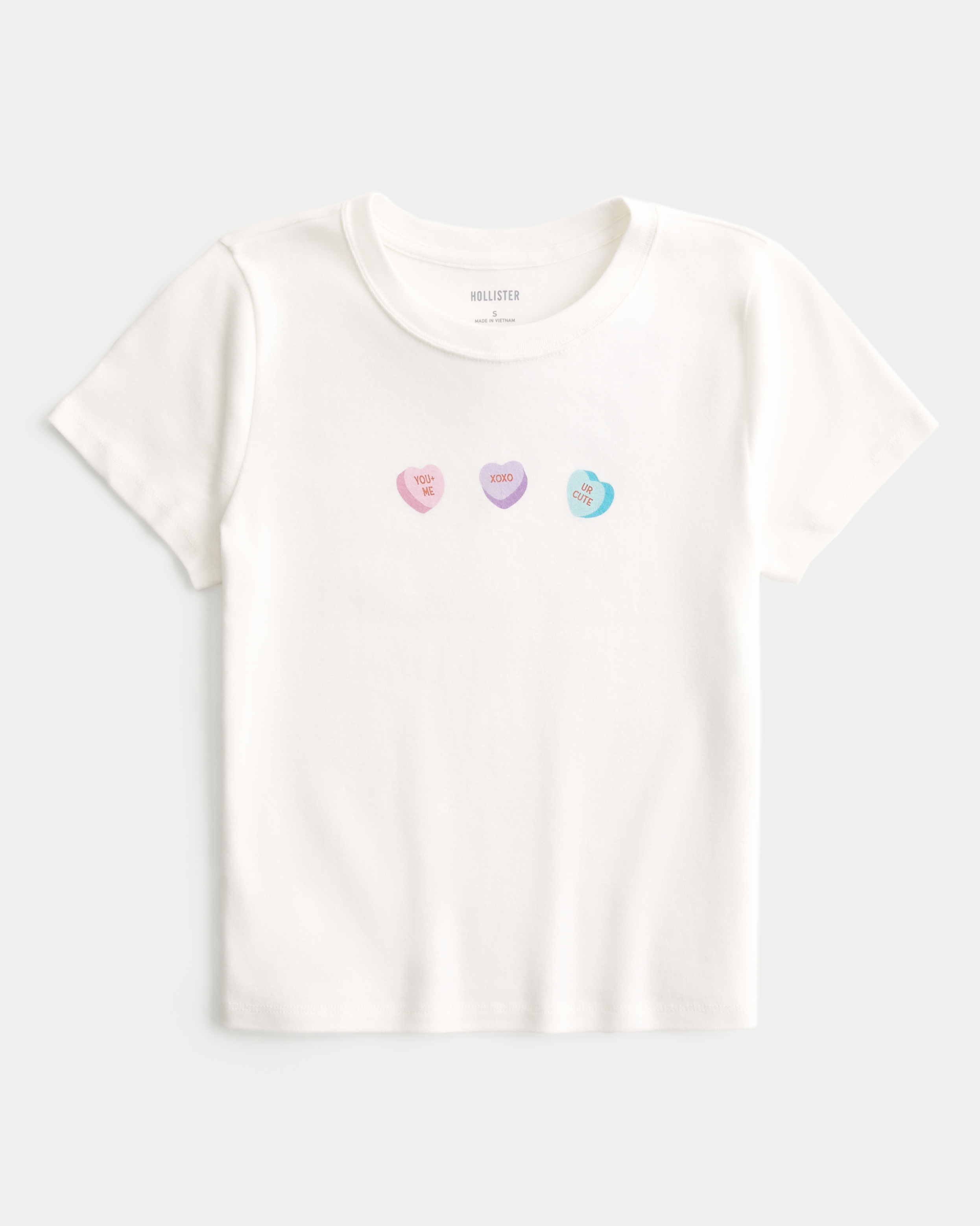 Statement Hearts Graphic Baby Tee