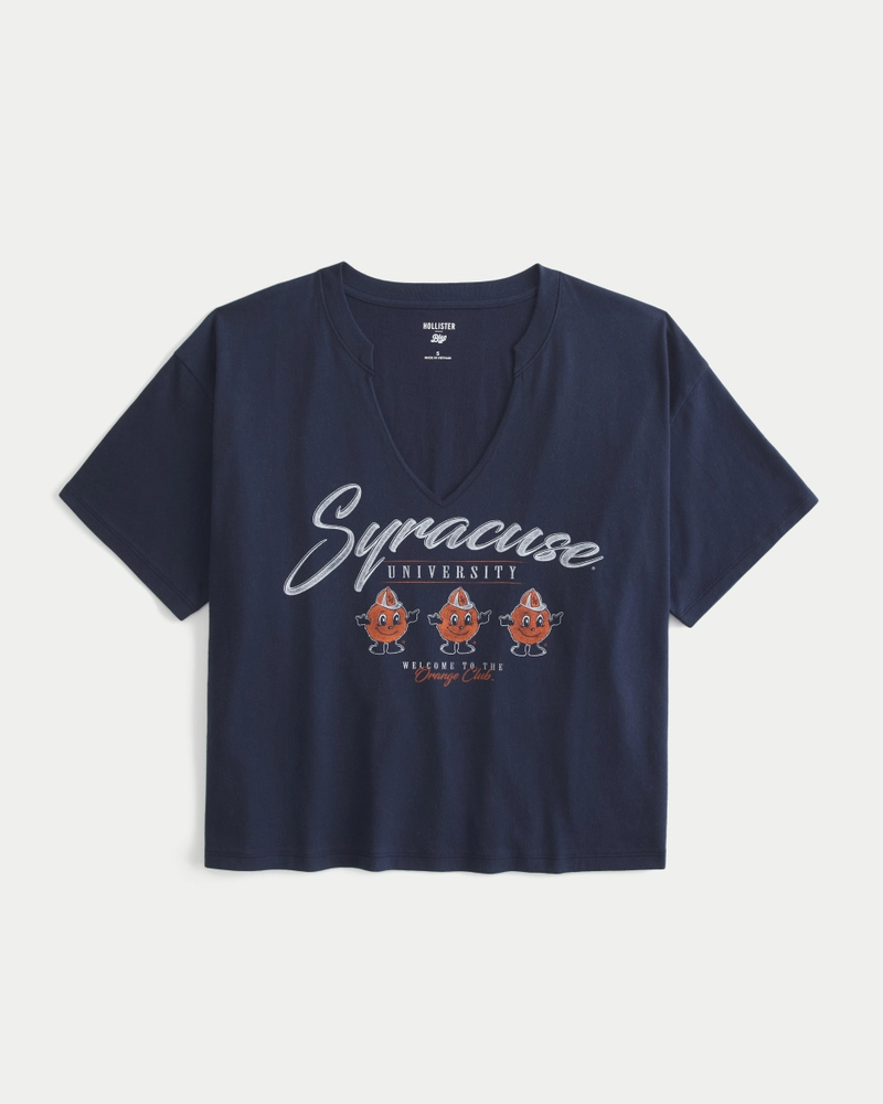 Easy Notch-Neck Syracuse University Graphic Tee