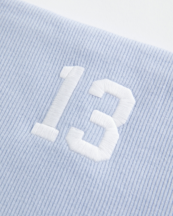 Ribbed Strapless Graphic Tube Top