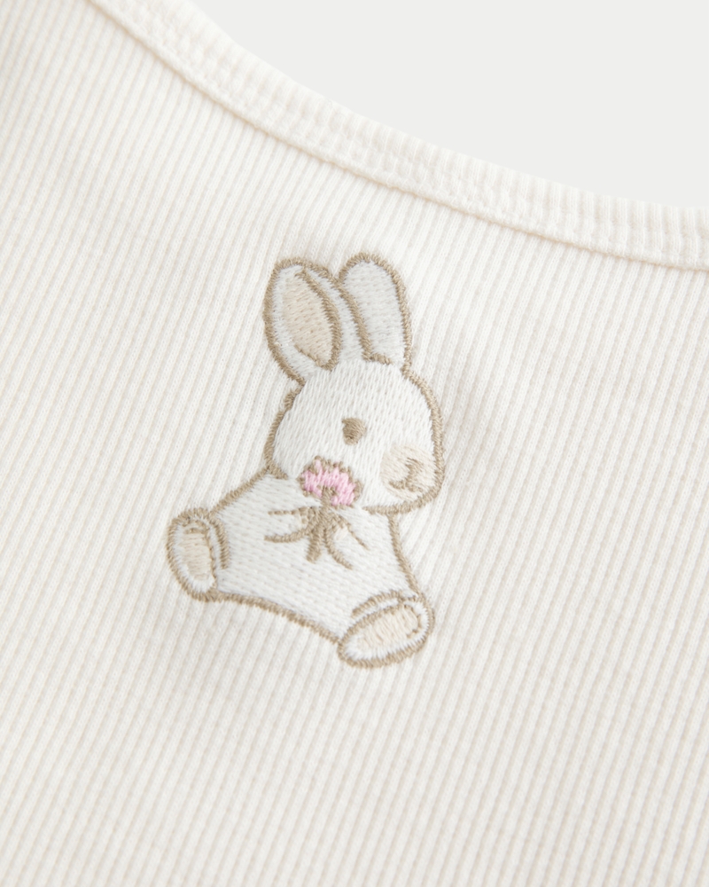 Ribbed Rabbit Graphic Cami