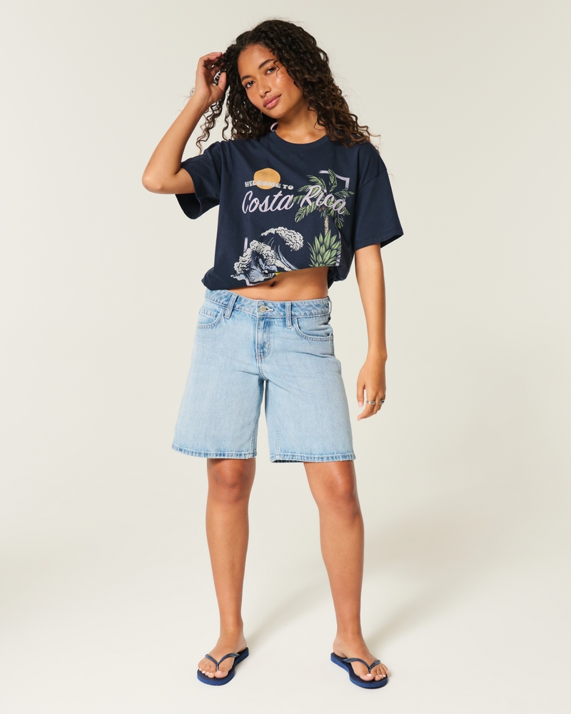 Oversized Costa Rica Graphic Tee