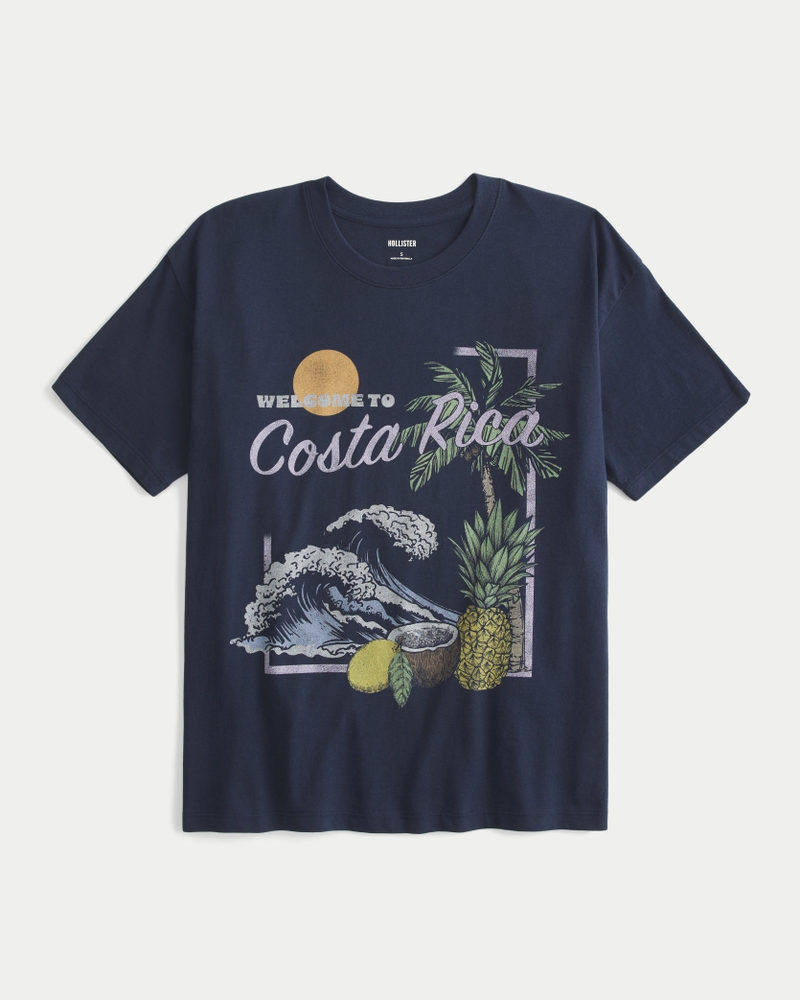 Oversized Costa Rica Graphic Tee