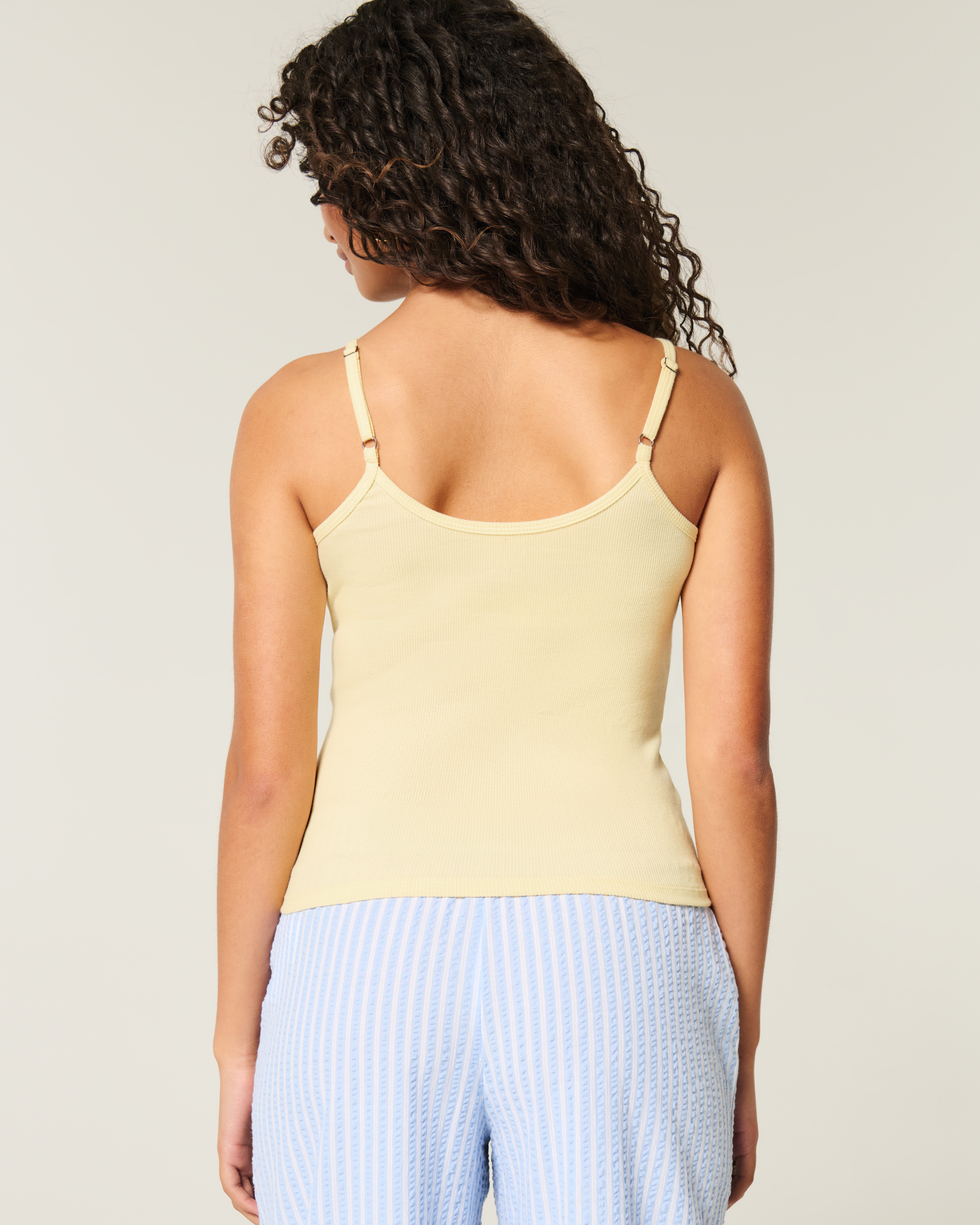 Ribbed Fish Graphic Cami