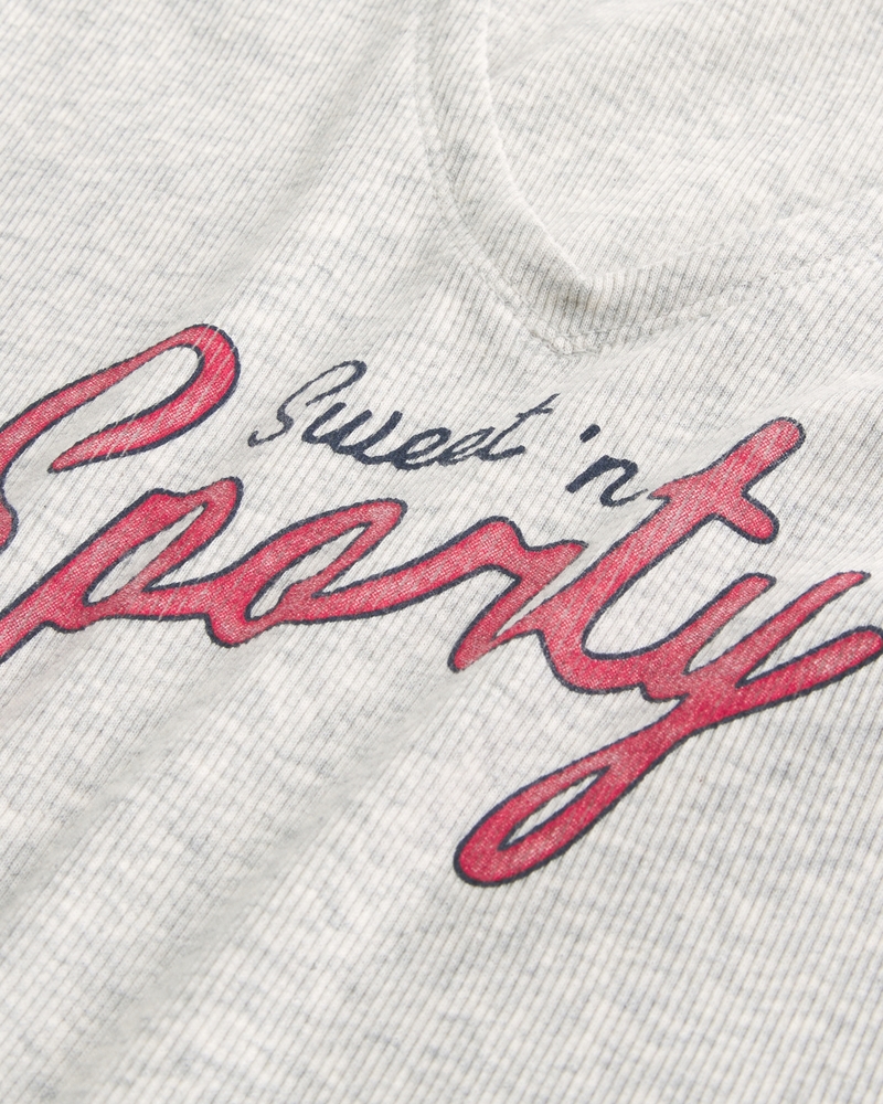 Easy Notch-Neck Sweet 'n Sporty Graphic Baby Tee