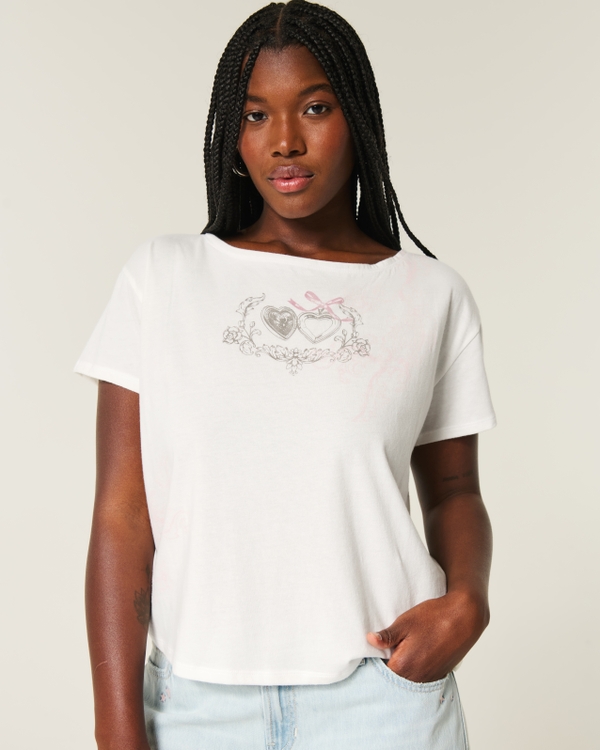 ◆boohoo◆ OFCL スターグラフィック ウォッシュド Tシャツ G-STAR RAW tシャツ UNISEX FOXY BOXY T-SHIRT/グラフィック