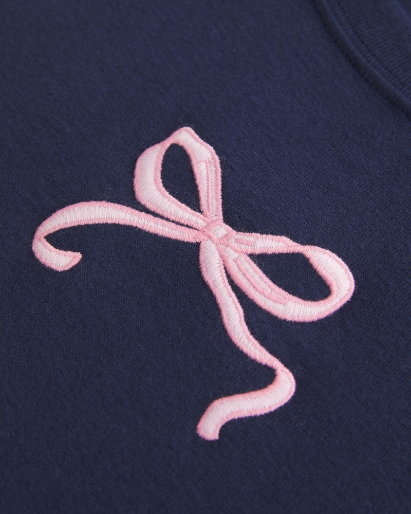 Bow Graphic Baby Tee