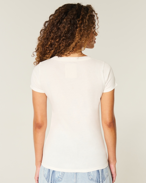 So Cal Logo Graphic Baby Tee, Cloud White view 2