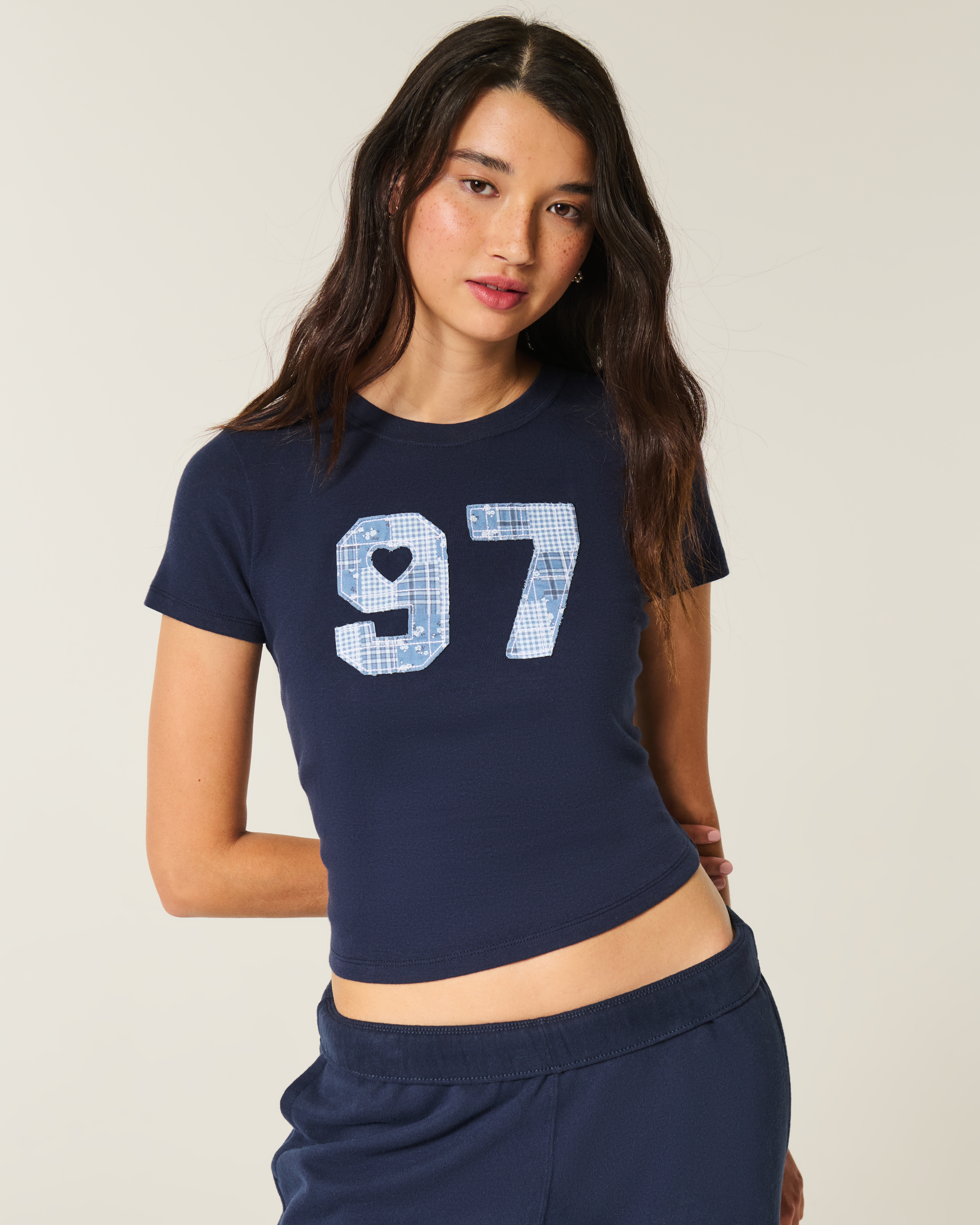Number Graphic Baby Tee