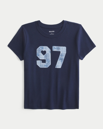 hollisterページ Women's Number Graphic Baby Tee | Women's Tops | HollisterCo.com