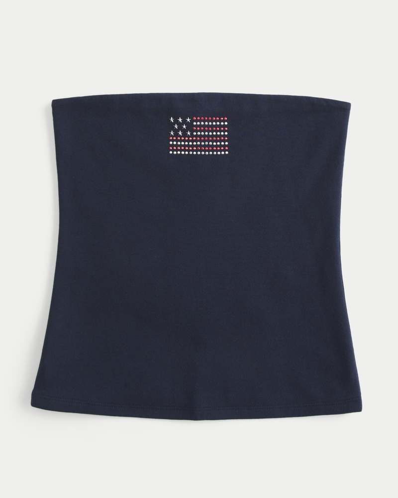 Women's Taylor Shine Graphic Tube Top | Women's Tops | HollisterCo.com