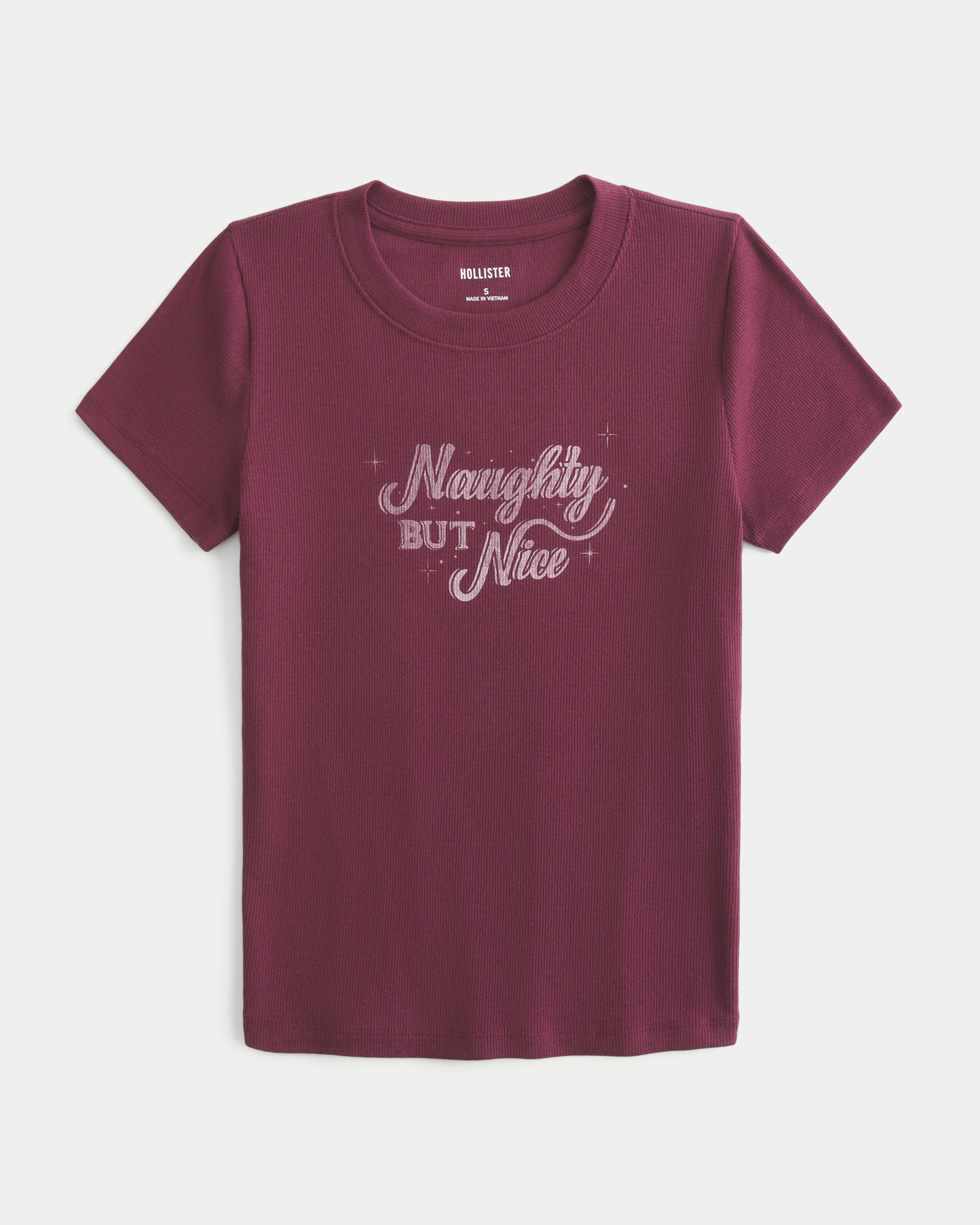 Naughty But Nice Graphic Baby Tee