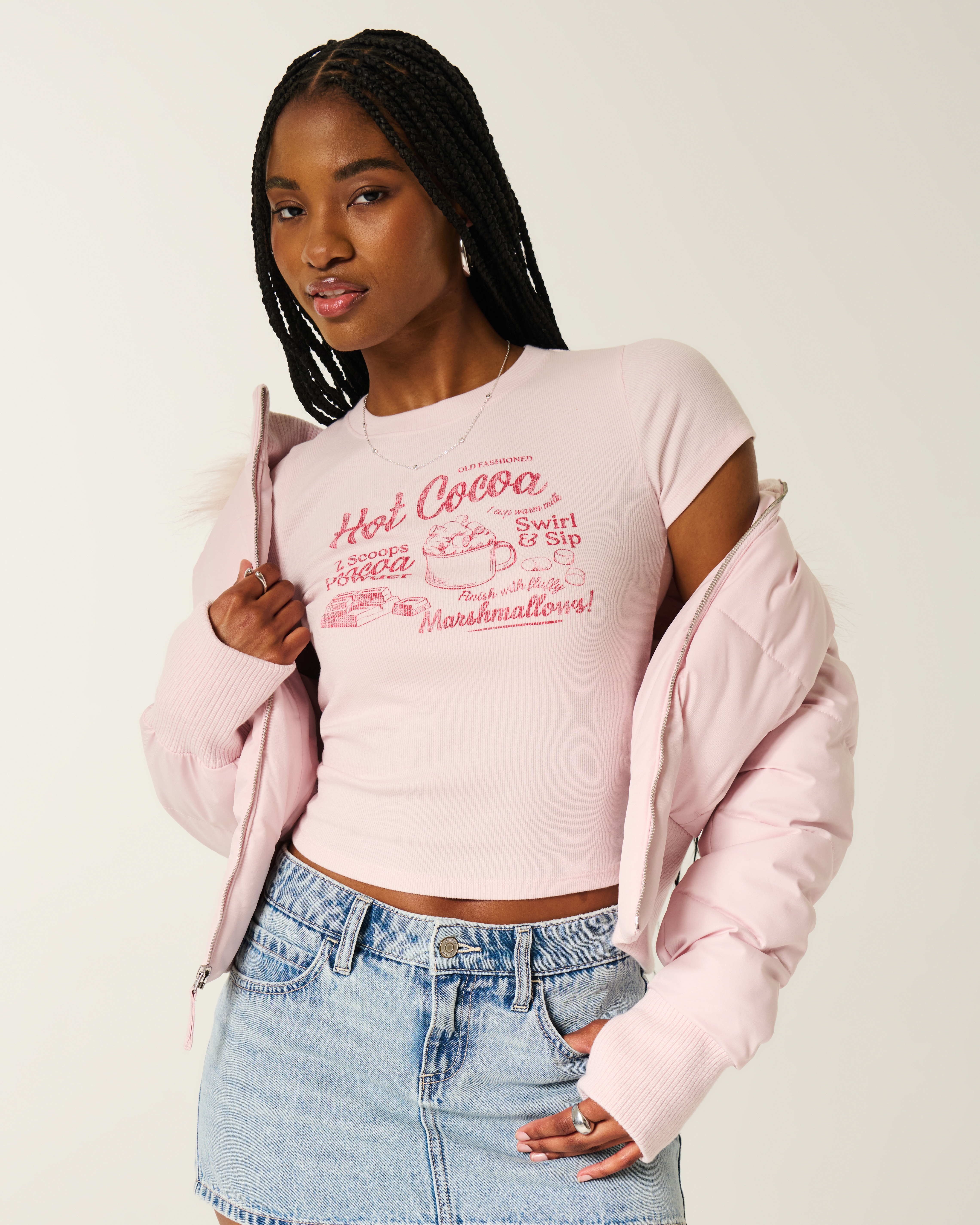 Hot Cocoa Graphic Baby Tee